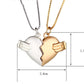 Long-distance Love Couple Necklace When Heart Breaks