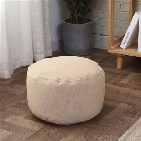 Cotton linen sofa stool