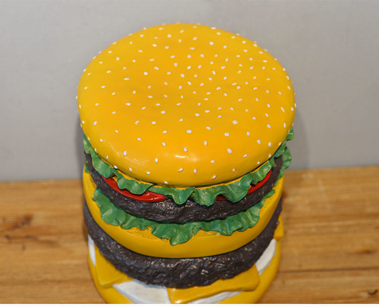 Creative Personality Model  Decoration Props Burger Stool