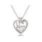 Fashion Mother's Day Gift MOM Love Diamond Pendant Necklace