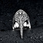 Nordic Amulet Jewelry Titanium Steel Carved Ring Raven Ring