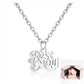 Stainless Steel Best Mom Charm Necklace Family Mother Pendant