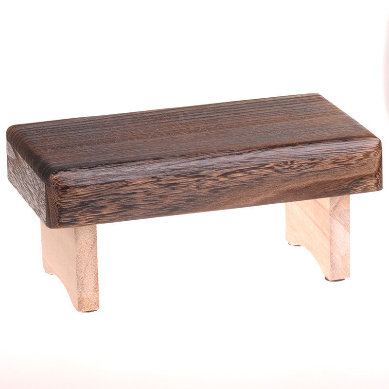 Mini  Foldable Wooden Low Stool Rectangle Kids Stool Portable Furniture Tatami Mat