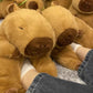 Bear Cotton Slippers Plush Slippers Kappibara Slippers Cartoon Capybara Cotton Slippers