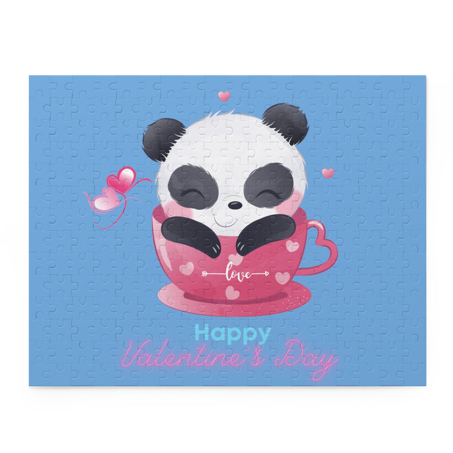 Panda Happy  Valentine’s Day Puzzle (120, 252, 500-Piece)