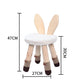 Children's stool solid wood back chair