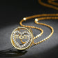 MOM Zircon Round Mother Necklace