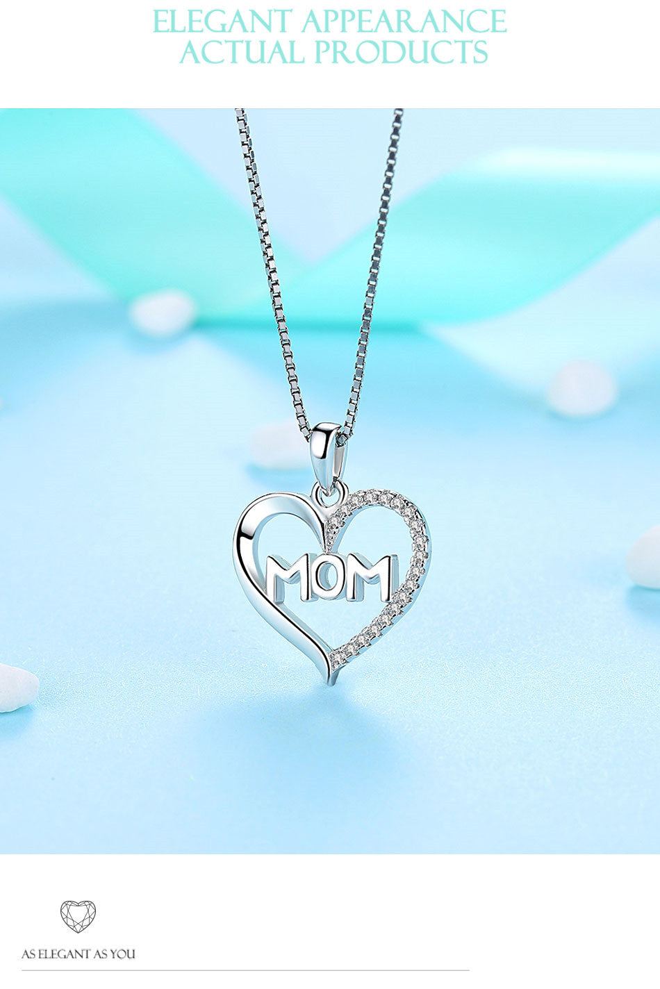 Mom Pendant Necklace