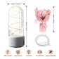 Creative 2 In 1 Bouquet LED Light And Bluetooth Speaker Mother's Day Gift Rose Luminous Night Light Ornament In Glass Cover