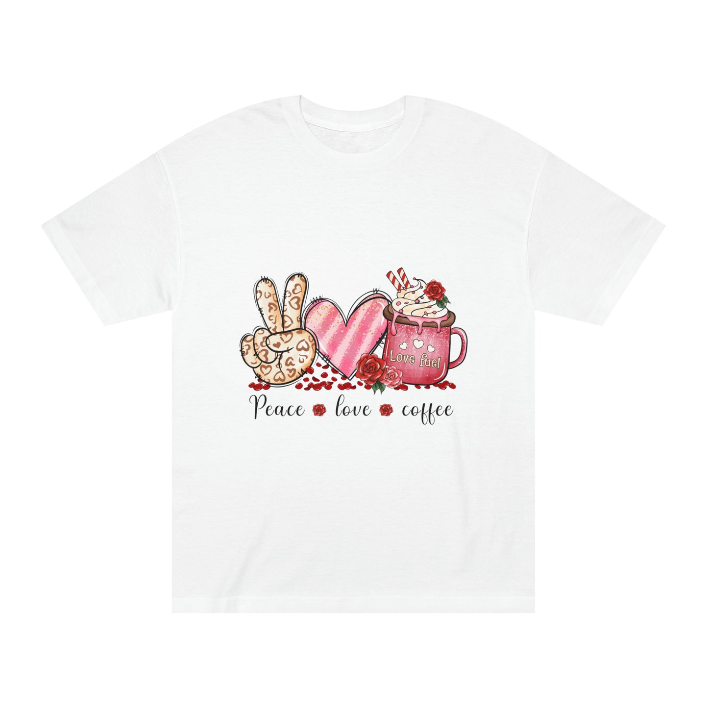 Peace, Love, Coffee Unisex Classic Tee