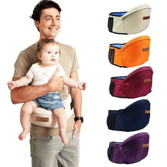 Baby holding waist stool strap