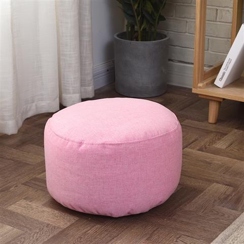 Cotton linen sofa stool