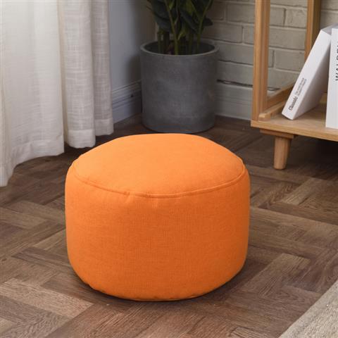 Cotton linen sofa stool