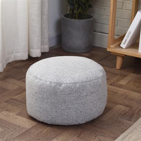 Cotton linen sofa stool