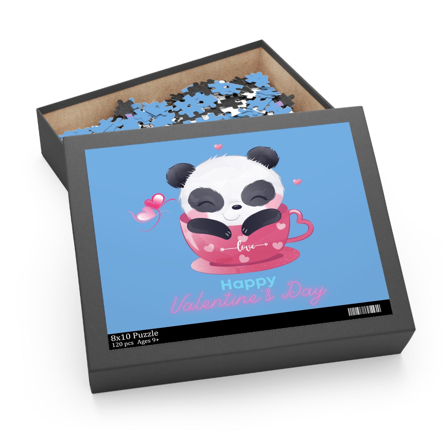 Panda Happy  Valentine’s Day Puzzle (120, 252, 500-Piece)