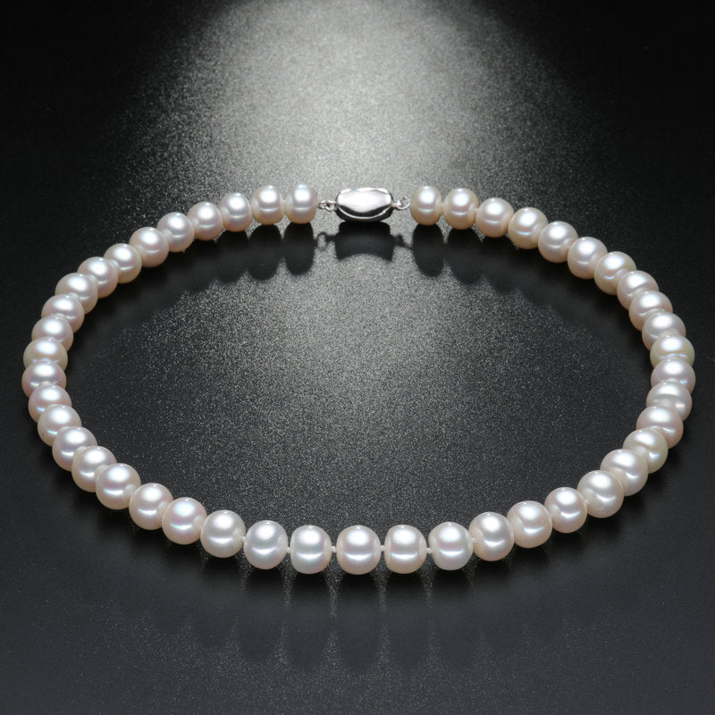 Color Freshwater Pearl Necklace Birthday Gift For Mom