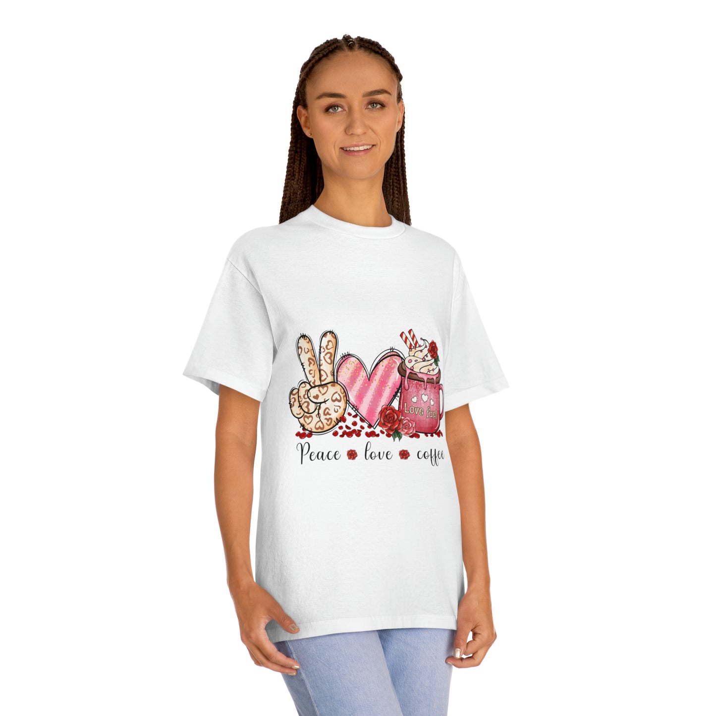 Peace, Love, Coffee Unisex Classic Tee