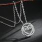 MOM Zircon Round Mother Necklace