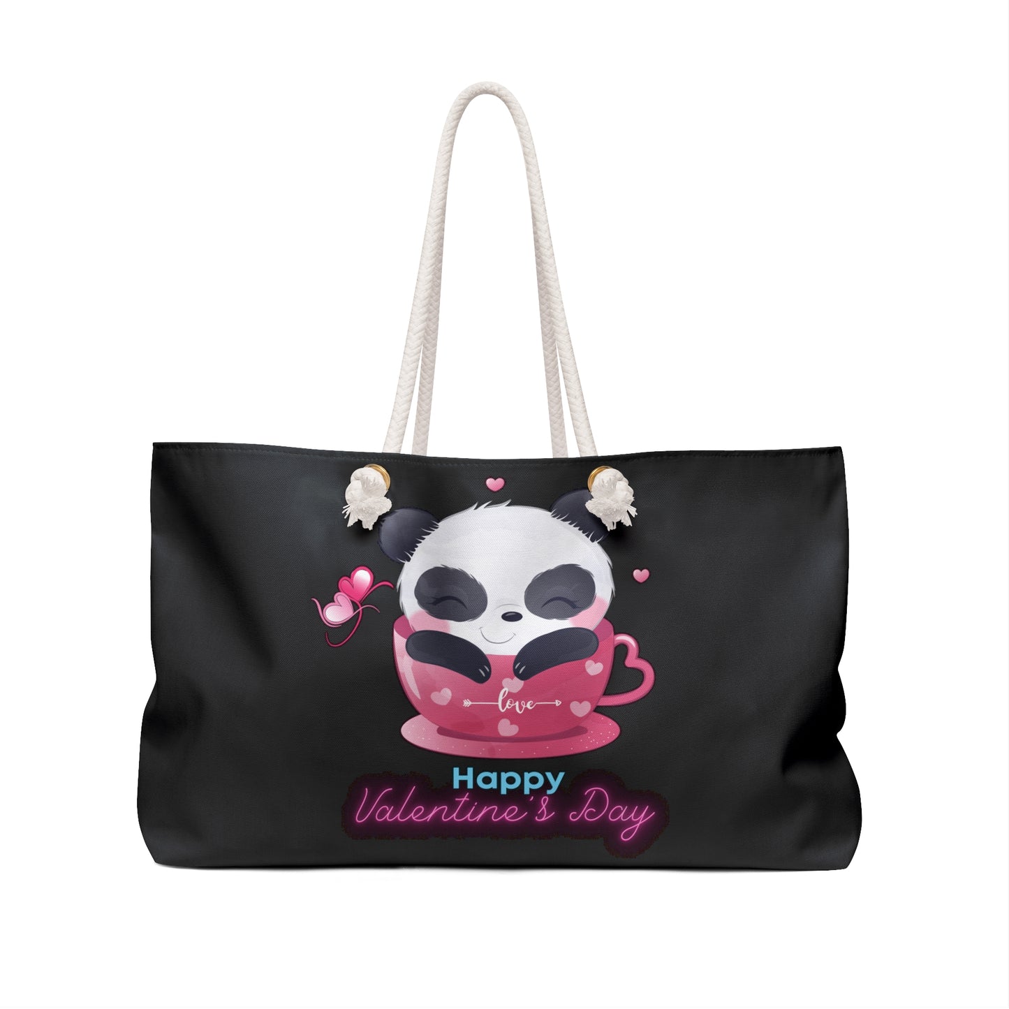 Panda Happy Valentine’s Day Weekender Bag