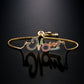 Gold Bracelet Personalized Color Zirconium MOM Jewelry Gift