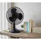 12 In. 3 Speed Personal Desk Fan in Black