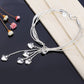 Silver Tassel Tai Hanging Heart Big Heart Bracelet