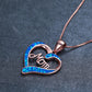 Love-shaped MOM Letter Pendant Necklace Mother's Day Gift Jewelry