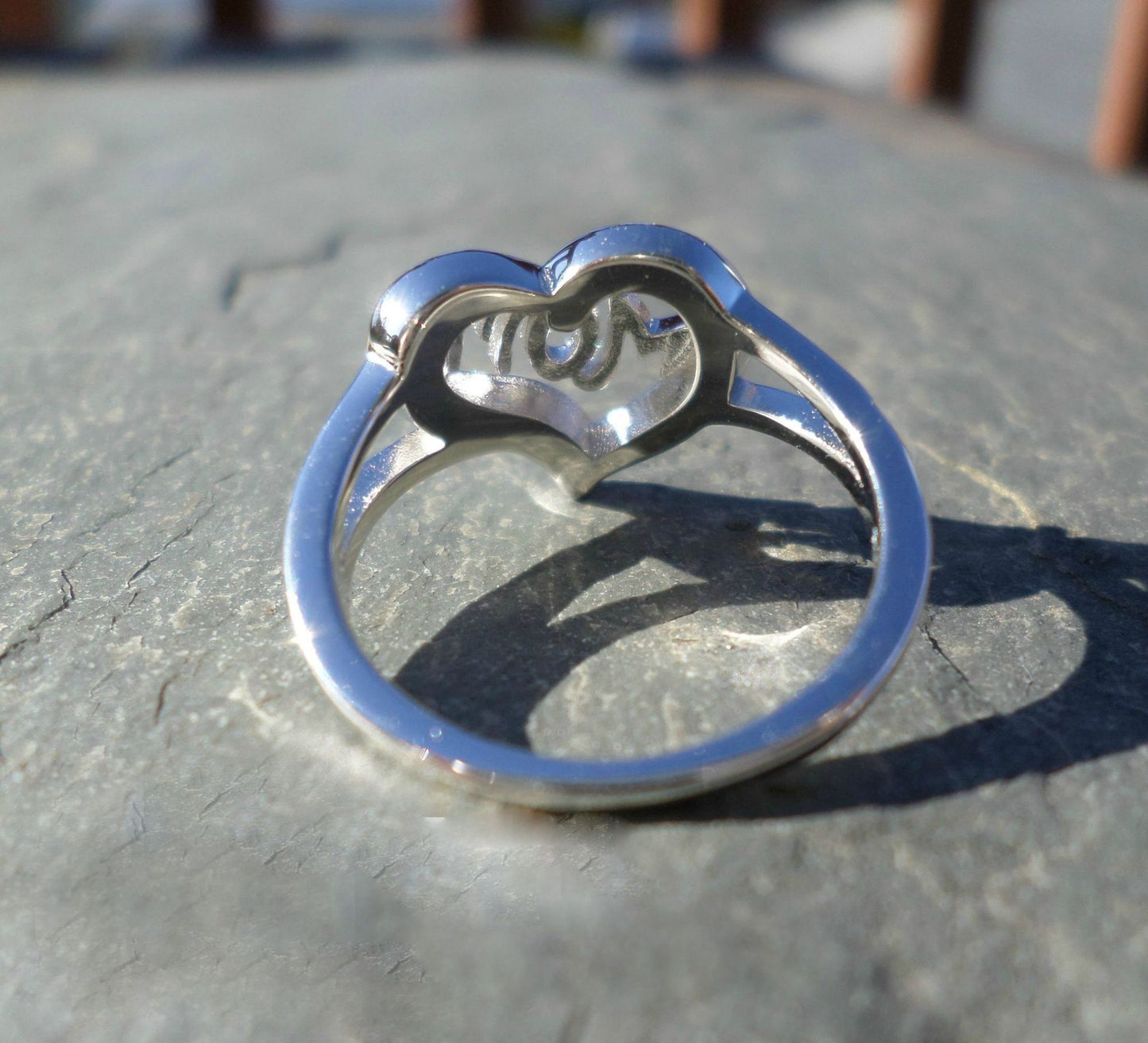 Bracelet Heart Shape Mom Ring