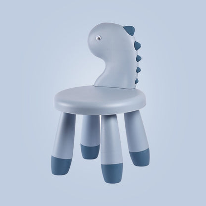 Backrest Plastic Stool Household Thickened Non-slip