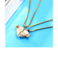 Long-distance Love Couple Necklace When Heart Breaks