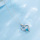 Mom Heart-shaped Diamond-studded Necklace Mother's Day Gift Necklace