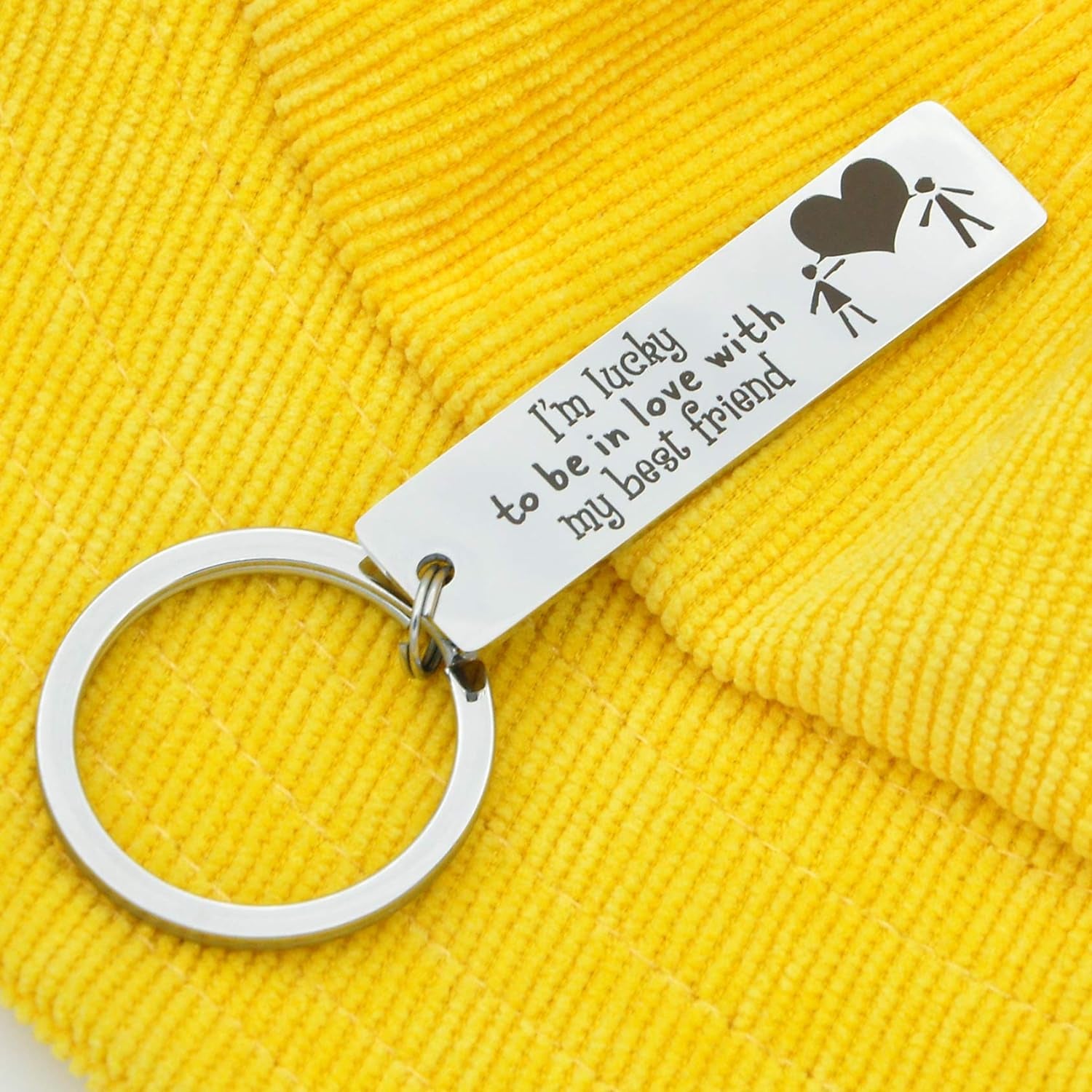 Love Keychain for Couples Birthday Gift for Husband Boyfriend Valentines Day Gift for Girlfriend