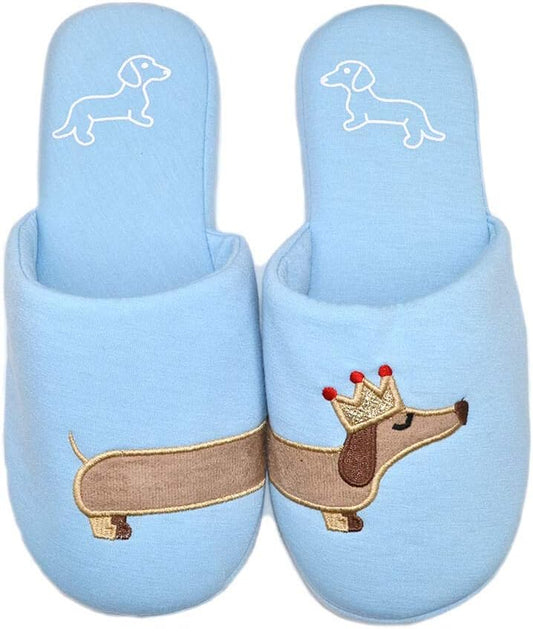 Women Dachshund Dog Slippers Hot Critter Cotton Animalindoor Comfy Bedroom Slipper Unicorn Slippers