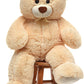 36 Inch Big Teddy Bear Cute Giant Stuffed Animals Soft Plush Bear for Girlfriend Kids, Beige