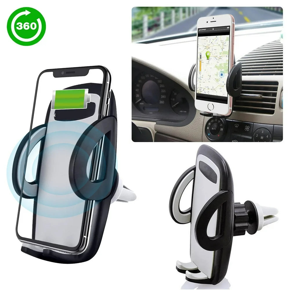 Car Mount, Air Vent Car Holder, Car Phone Mount Fit for Iphone 13, 12, 12 Pro, 12 Pro Max, 11 XS X 8, Android Cell Phones, Phone Holder for Car, Universal Air Vent Mount for Men Women