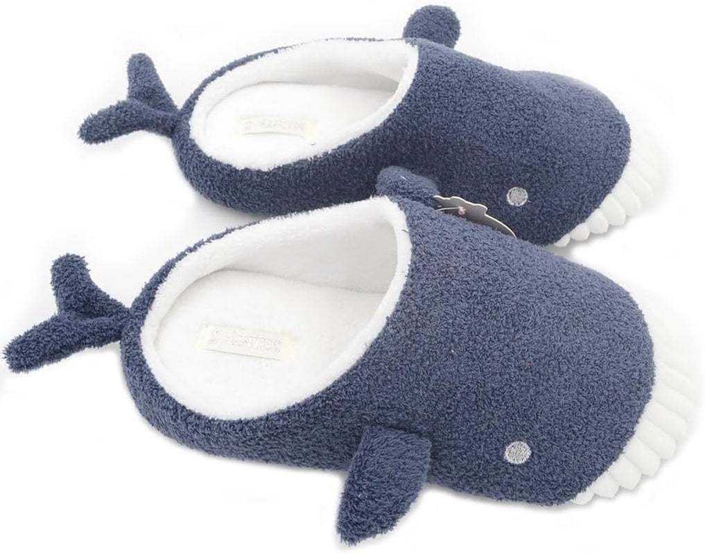 Cute Soft Comfy Plush Seal Slippers Sea Lion Animal Shark Whale Slipper Indoor Crocodile Home Bedroom Shoes for Adult