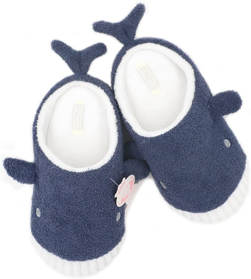 Cute Soft Comfy Plush Seal Slippers Sea Lion Animal Shark Whale Slipper Indoor Crocodile Home Bedroom Shoes for Adult