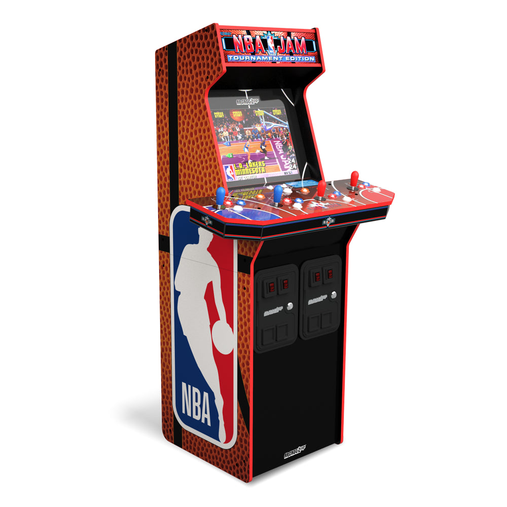 Arcade 1UP, NBA Jam Arcade W/ Riser and Light up Marquee