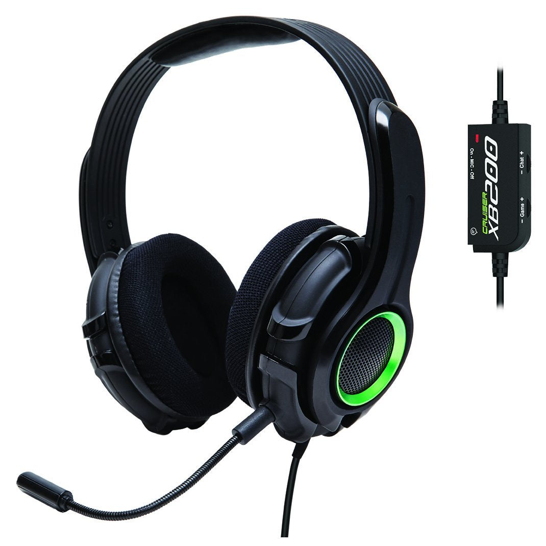 Cruiser XB200 Stereo Gaming Headset with Detachable Boom Mic for Xbox 360