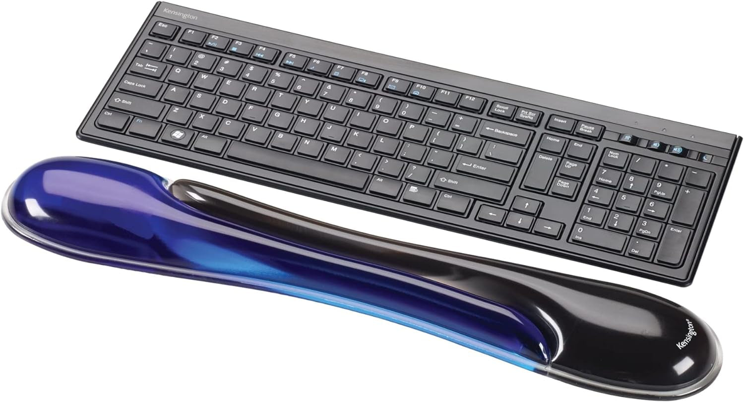 Duo Gel Keyboard Wrist Rest - Blue (K62397AM)