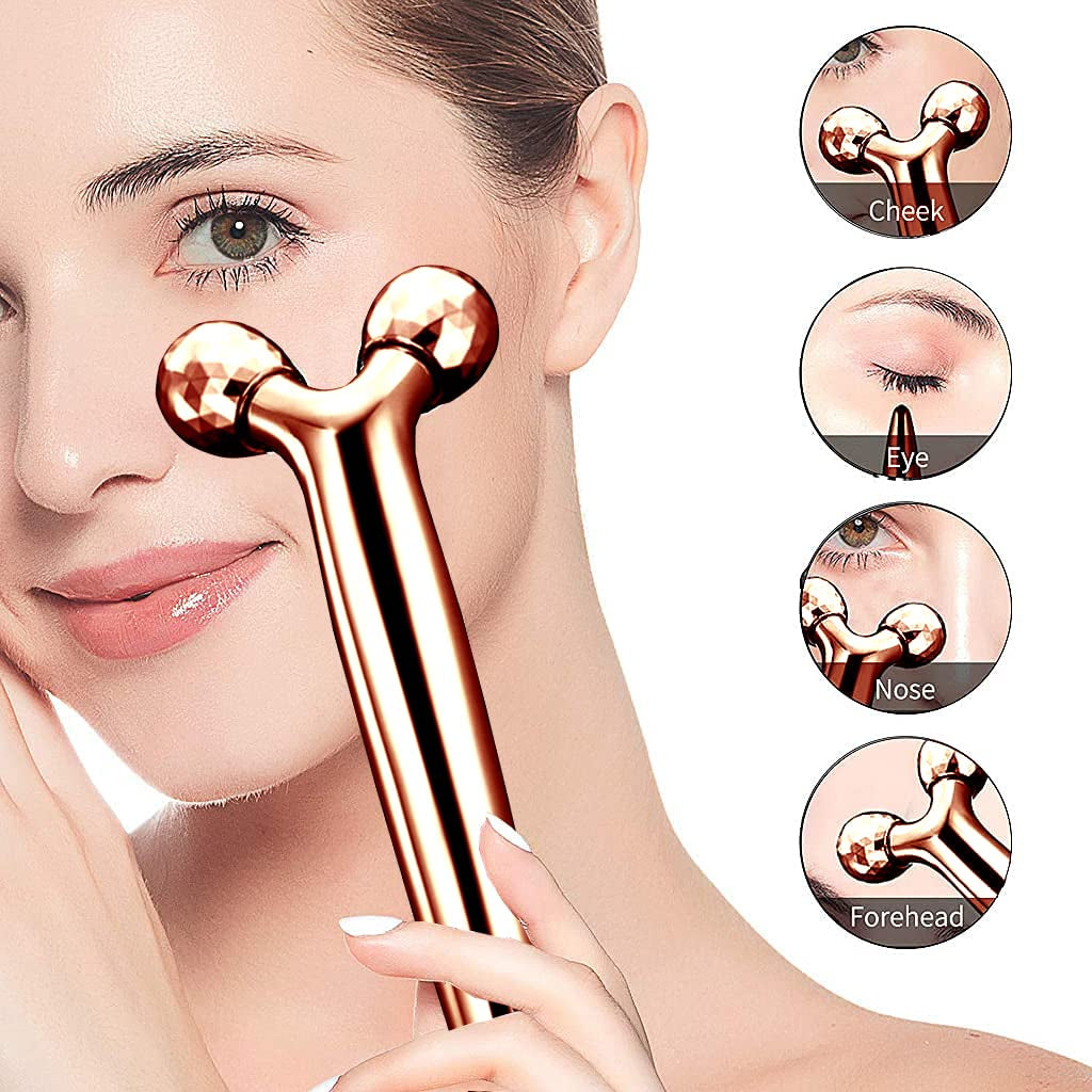 Face Roller Facial Roller Face Massager for Face Lift - Facial & Body Beauty Roller Skin Care Tool for Face, Eyes, Neck, Body