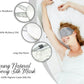 Silk Eye Mask with Elastic Band - 100% Pure Mulberry Sleep Mask - 25 Momme, Anti-Aging, Hypoallergenic, Blocks Light - Soft & Smooth Night Eye Cover for Sleeping & Travel with Box