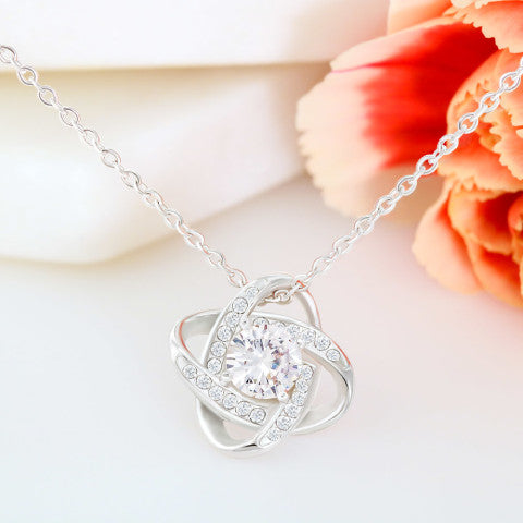 My Mom | To An Amazing Mom A Depth Of Love - Love Knot Necklace